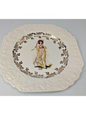 Vintage Lord Nelson Pinky Laurana  Collector Plate 8 1/2"